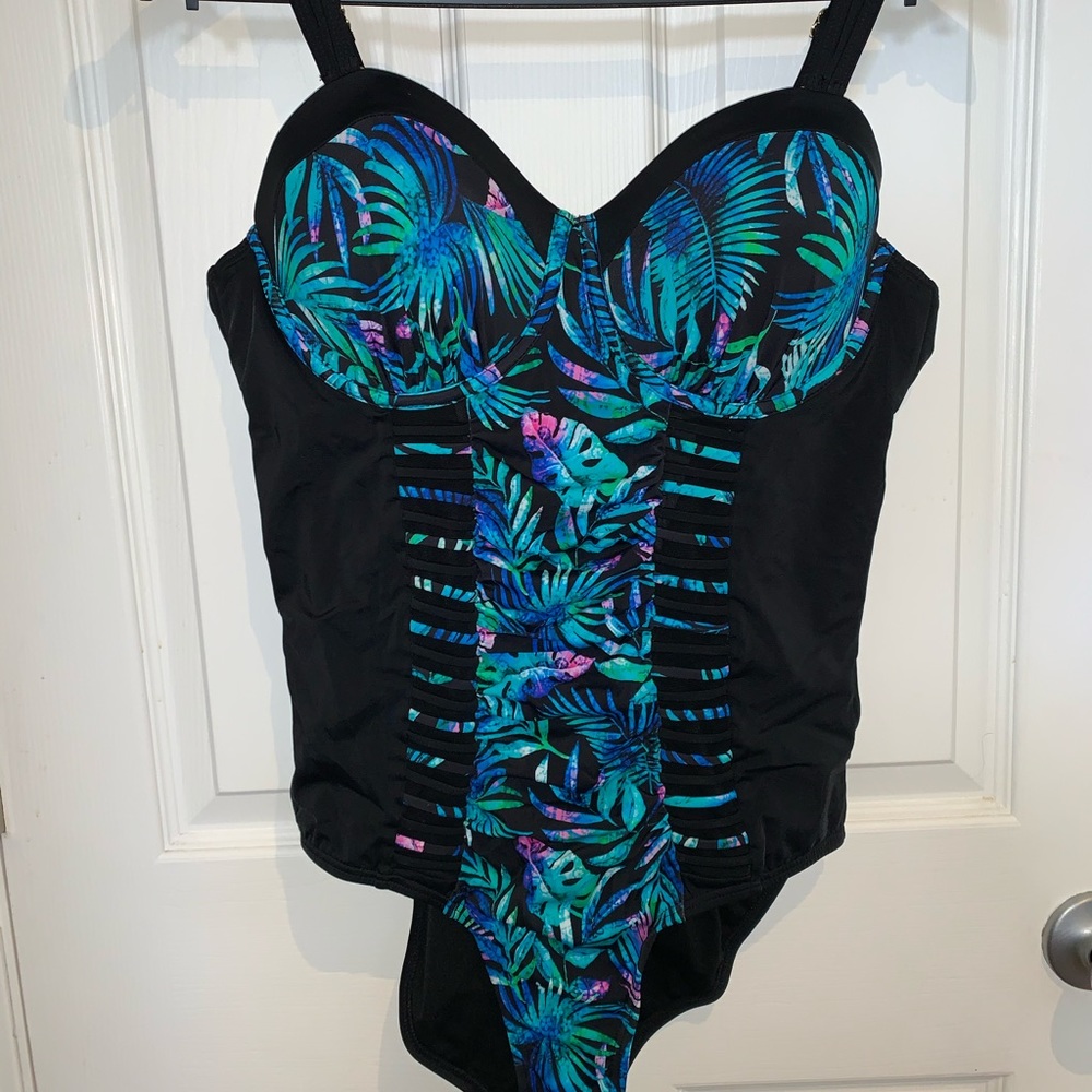 Plus size one piece swimsuit